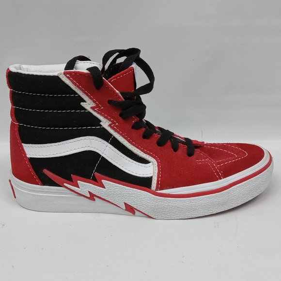 VANS Sk8-Hi Bolt Skate Lightning Bolt 721454 Canvas High Top Size 5.5 - Picture 13 of 13